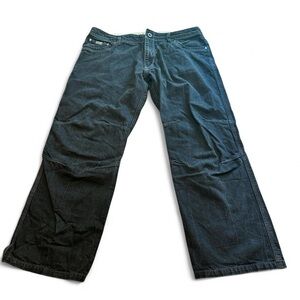 KUHL Riot Legendary Pants Men's Size 38x30 Black Washed Denim Jean Hiking Cargo